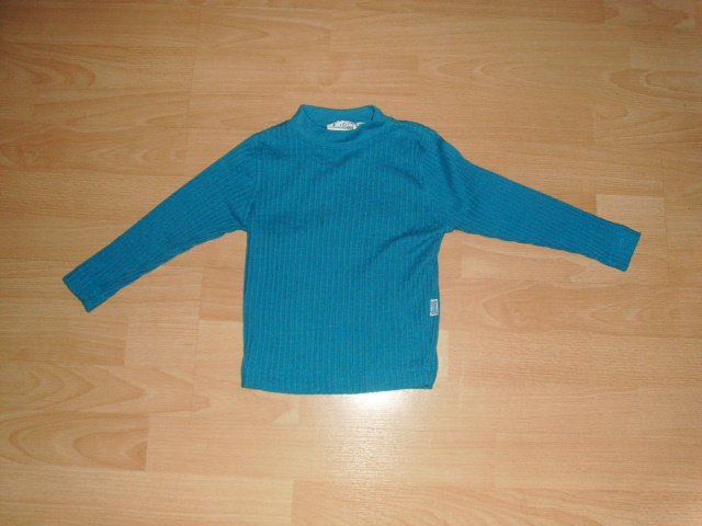 Langarmshirt von Kids, petrol, Gr. 98