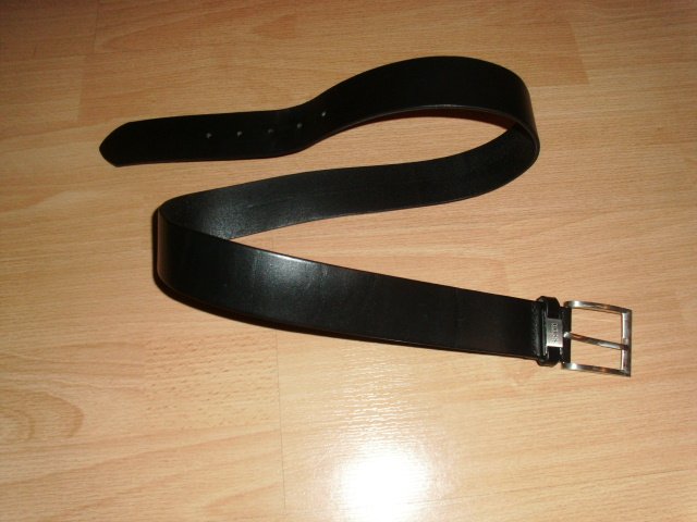 Herrengürtel von Boss, Connio, schwarz, 90 cm