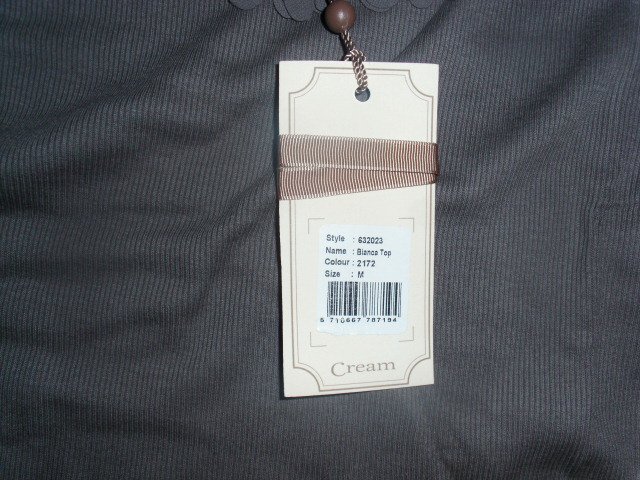 Top von Cream, braun, Gr. S mit Etikett