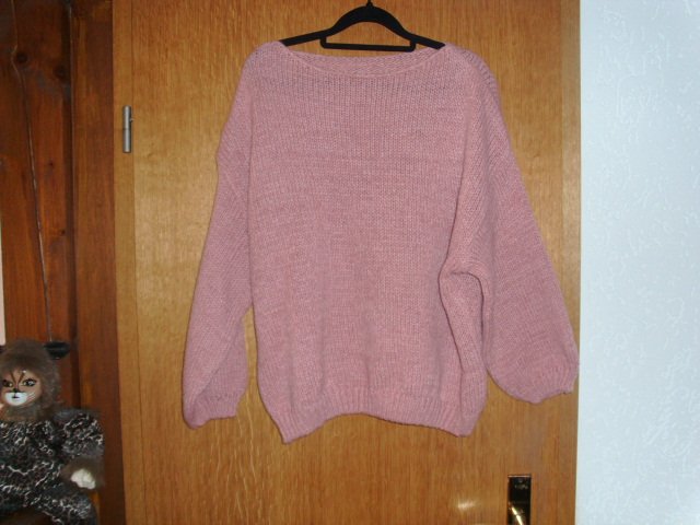 Strickpullover, altrosa, Oversized, Gr. 44/46