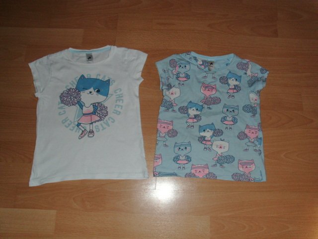 2 T-Shirts von Palomino, mit Motiven, Gr. 116