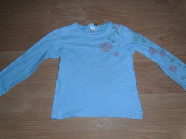 2 Langarmshirts, H&M + TCM, GR. 110/116