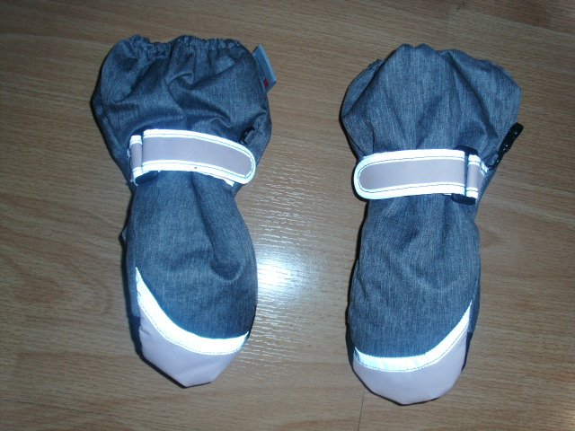 Fäustlinge von H&M, hellgrau-rosa, Gr. 98/104