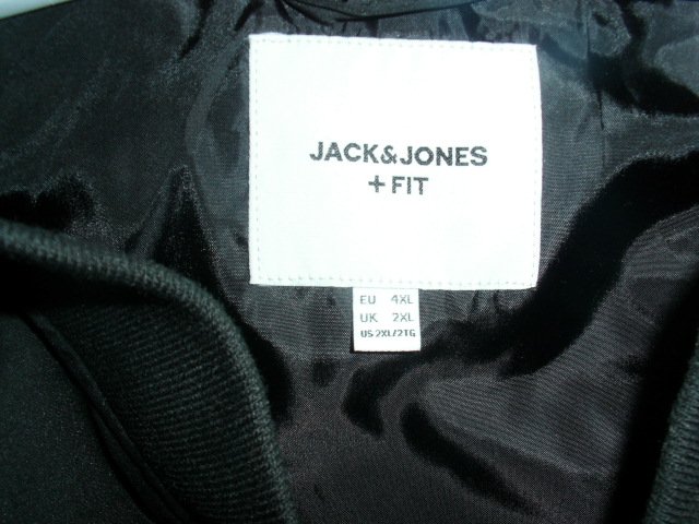 Bomberjacke von Jack & Jones, schwarz, Gr. 4 XL