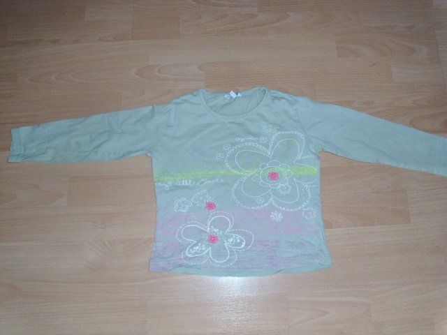 2 Langarmshirts, H&M + TCM, GR. 110/116