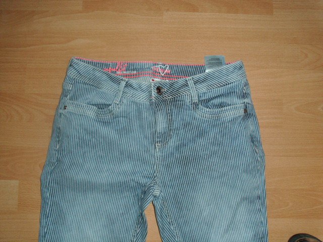 7/8 Jeans von Street One, gestreift, Gr. 40
