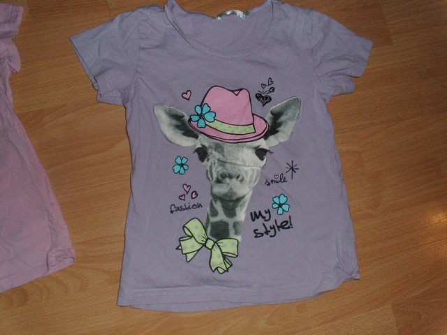 3 T-Shirts, mit Motiven, Gr. 122 /128