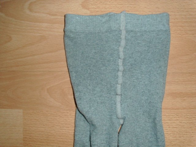 Strumpfhose von H&M, hellgrau, Gr. 122/128