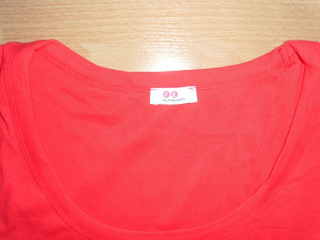 T-Shirt von Flashlights, rot Gr. 50