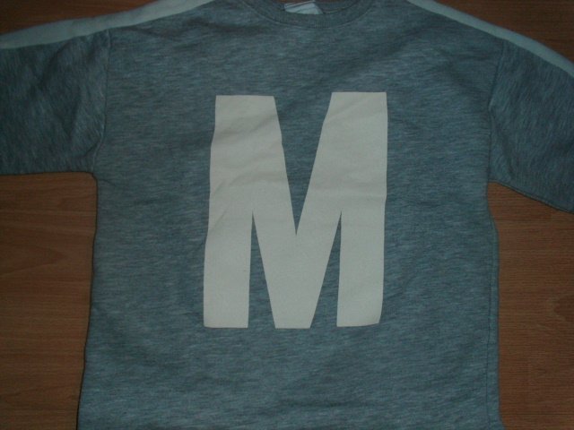 Sweatshirt von Zara, hellgrau mit Motiv, Gr. 122