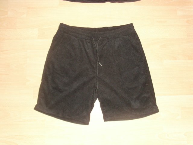 Zweiteiler, Hemd und Shorts, schwarz, Gr. L