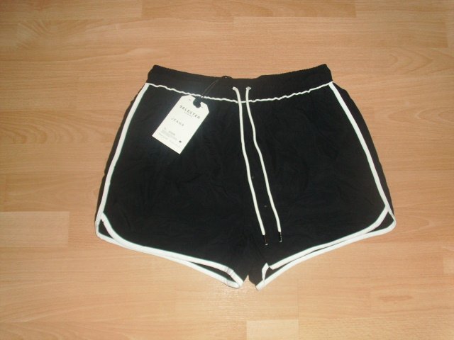 Schwimmshorts von Selected Homme, schwarz, Gr. M mit Etikett