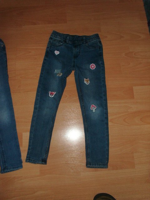 2 Jeanshosen von Pocopiano + Kiki & Koko, Gr. 128