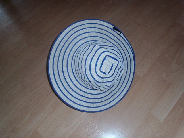 Sonnenhut Toulon von Pia Rossini, beige blau, one size mit Etikett