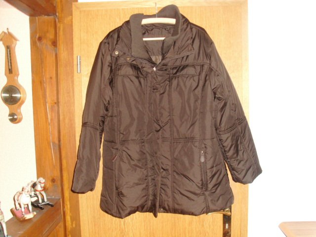 Steppjacke von Gina Laura, dunkelbraun, Gr. 46/48 NEU