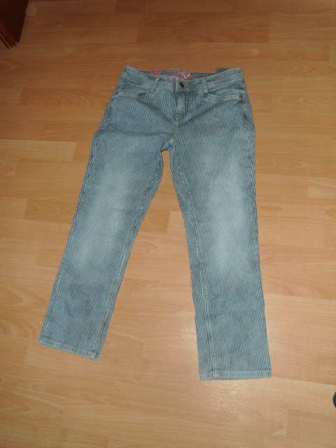 7/8 Jeans von Street One, gestreift, Gr. 40