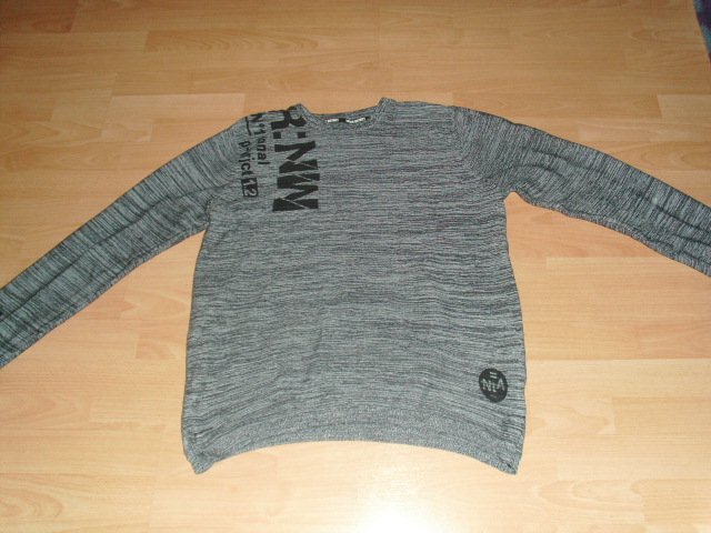 Pullover von Angelo Litrico, grau mit Motiv, Gr. 56
