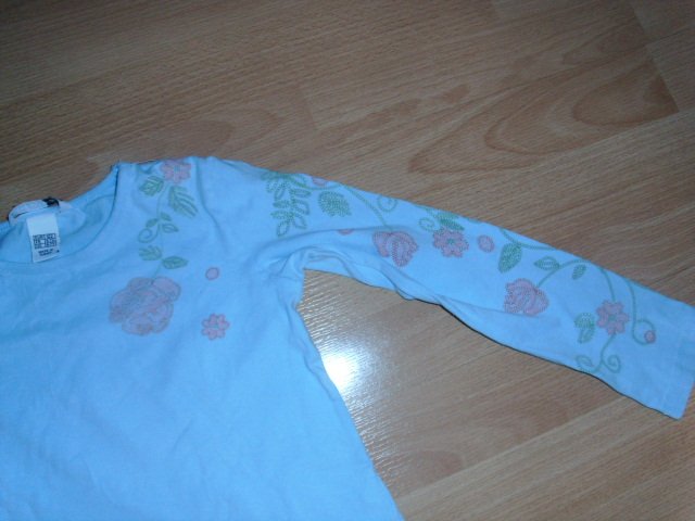 2 Langarmshirts, H&M + TCM, GR. 110/116