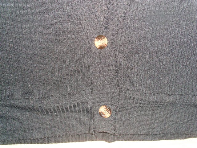 Strickjacke von Shein, schwarz, Gr. 42