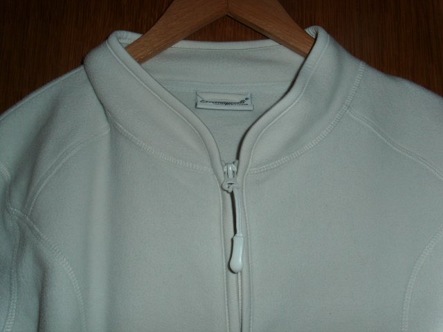 Fleecejacke von Seventyseven, wollweiß, Gr. 44