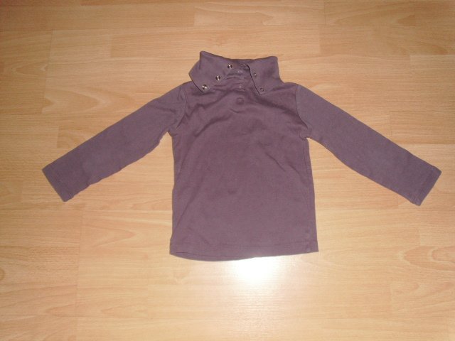Langarmshirt von Vertbaudet, lila, Gr. 104