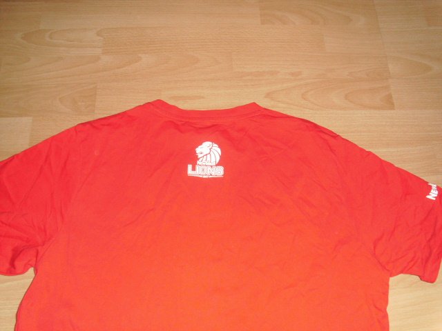 T-Shirt, New Yorker Lions, rot,  Gr. XXL