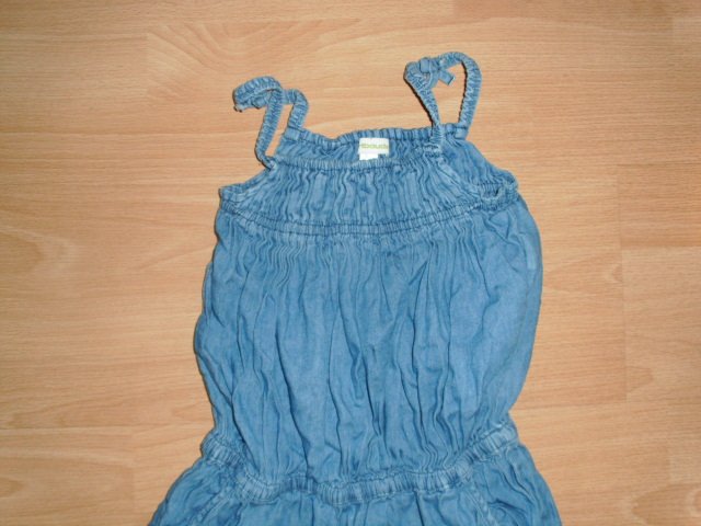Kurzer Jumpsuit von Vertbaudet, blau, Gr. 122/128