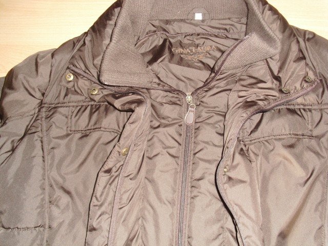 Steppjacke von Gina Laura, dunkelbraun, Gr. 46/48 NEU