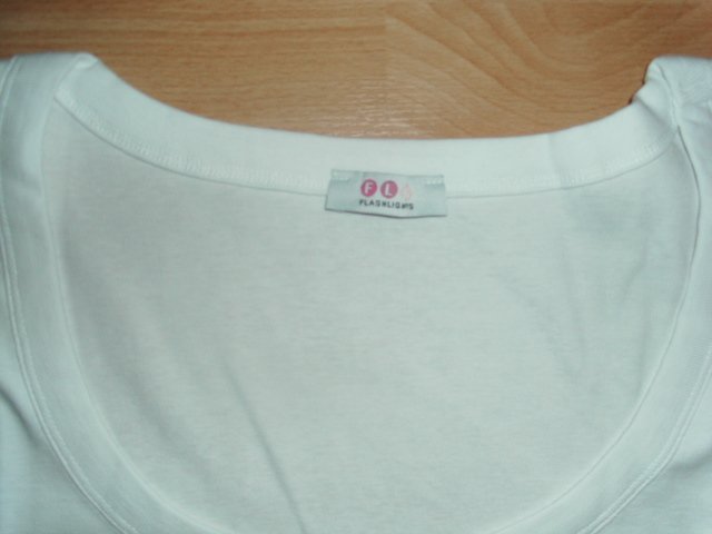 T-Shirt von Flashlights, weiß, Gr. 48/50