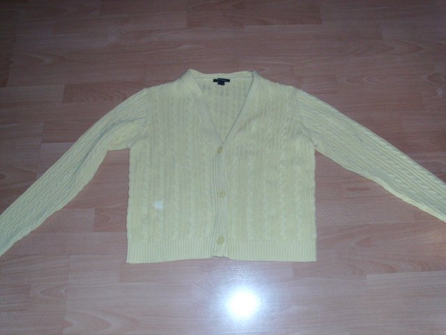 Strickjacke von Esmara, gelb, Gr. 44/46