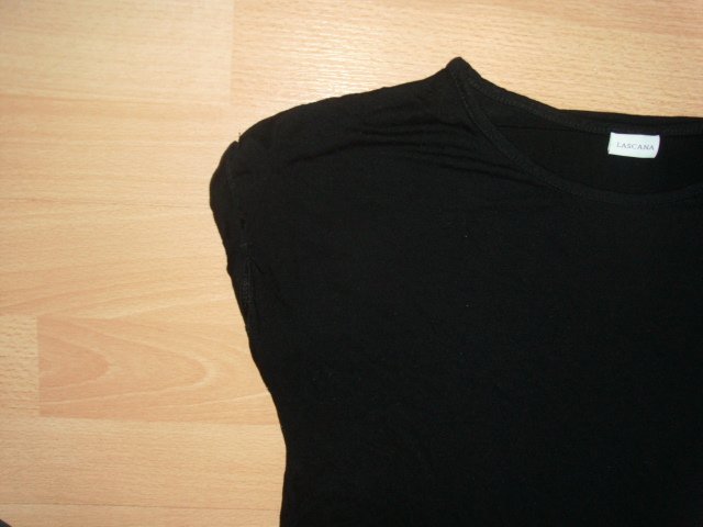 T-Shirt von Lascana, schwarz, Gr. 36/38