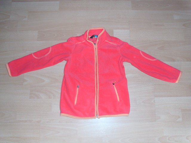 Fleecejacke von TCM, hellrot, Gr. 110/116
