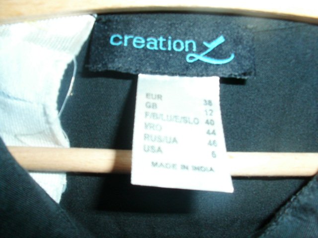 Maxikleid von Creation L, schwarz, Gr. 38