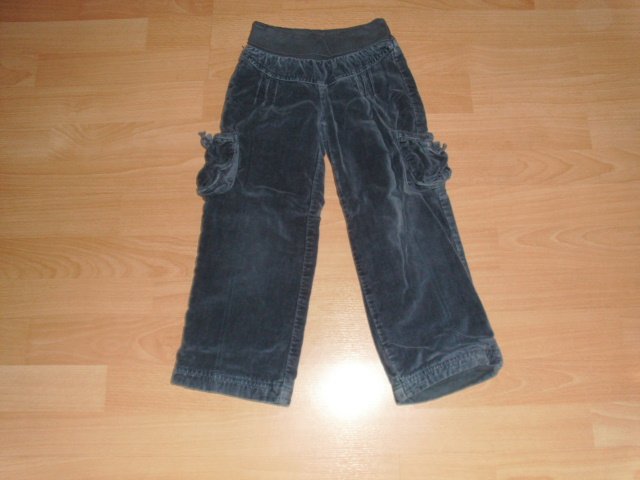 Nickihose von Vertbaudet, grau, gefüttert, Gr. 104