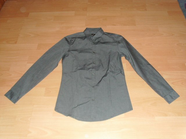 Hemd von H&M, anthrazit, Gr. S