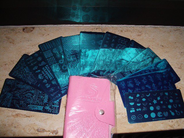 8 Stampingschablonen Nicole Diary  mit Organizer  Neu!