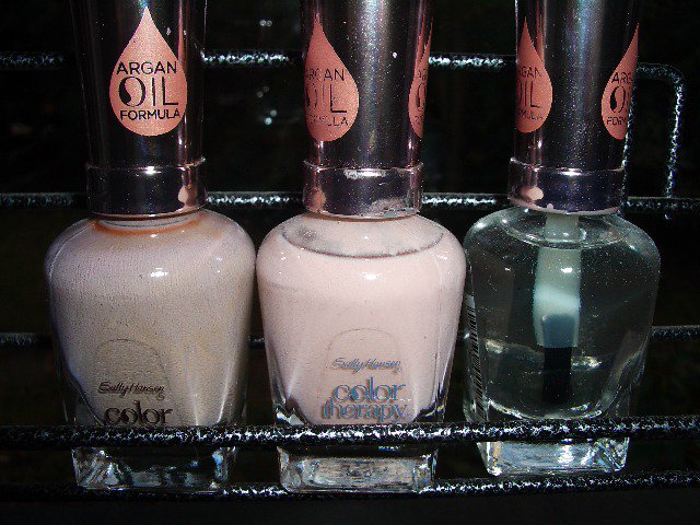 3 x Sally Hansen Color Therapy Argan-Öl Pflegender Nagellack