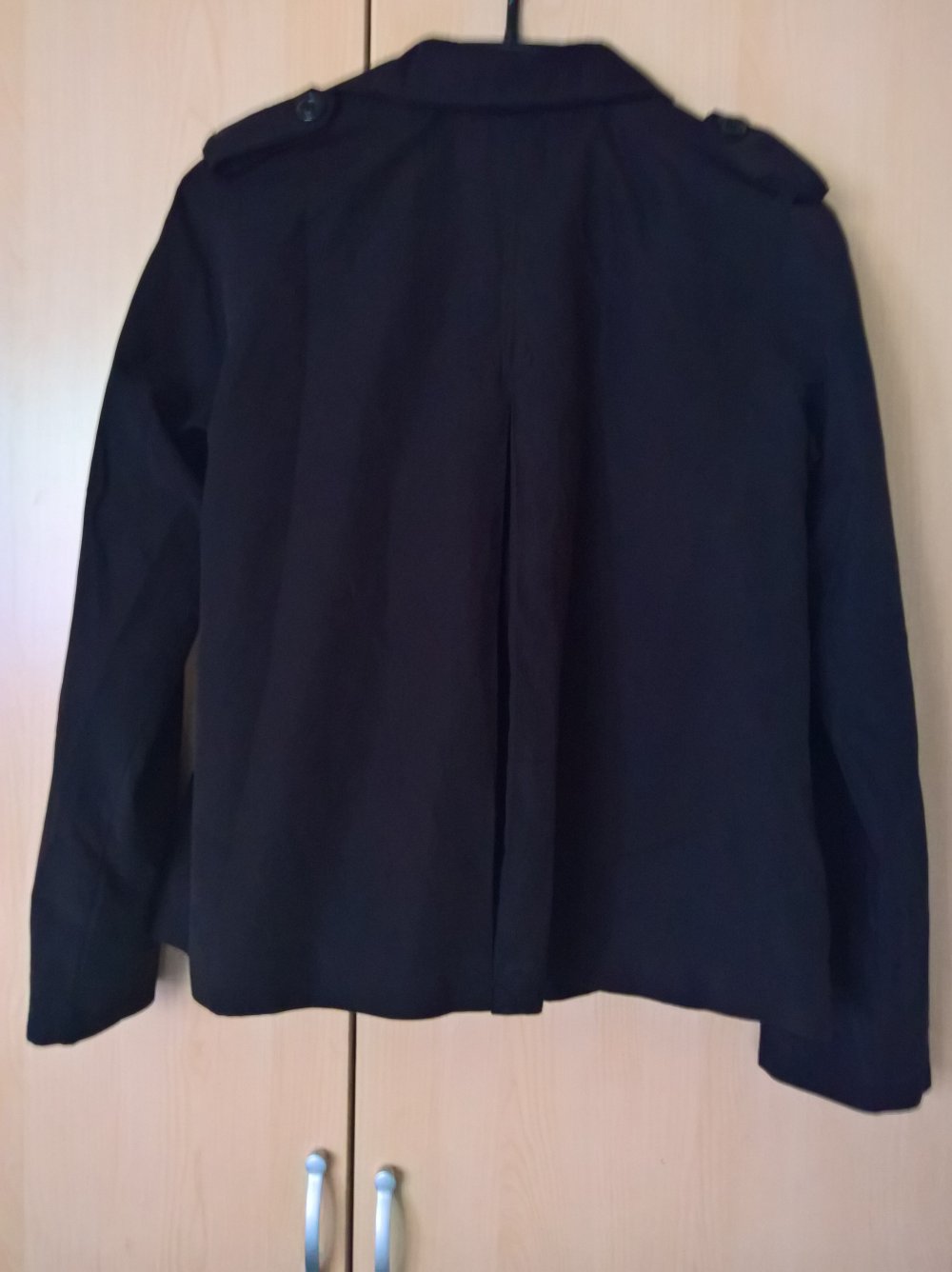 schwarze Jacke Gr. 36 von H&M