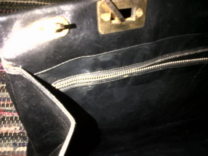 Ledertasche schwarz 