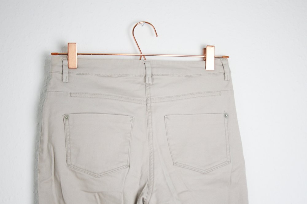 Beige Skinny Hose