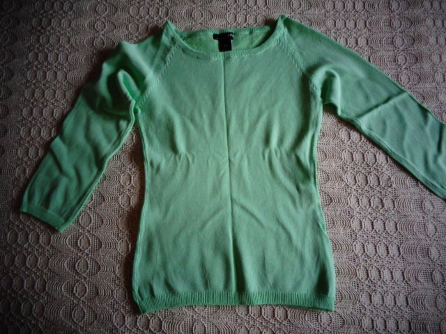 #Pullover Feinstrickpullover mit 3/4 Arm ca. Gr. 164 mint H&M
