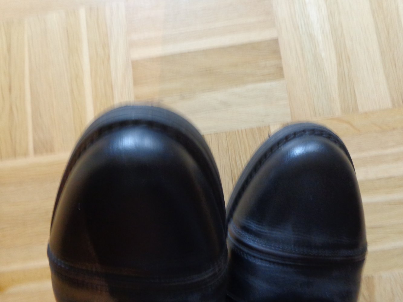 Vintage - Herren-Schuhe, Schnürschuhe, Gr. 41, schwarz/braun, gebraucht, Leder, Woodstone