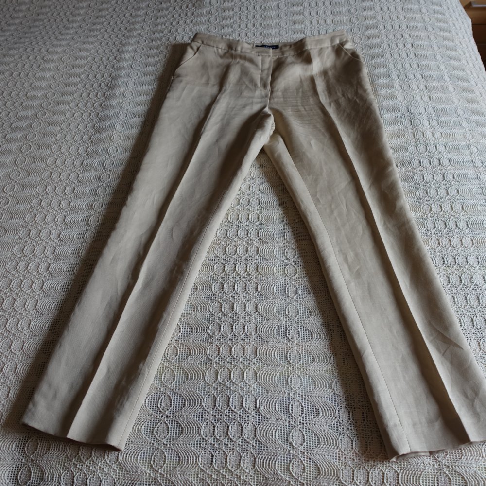 Stoffhose Hose Leinenhose Your 6th Sense, Gr. 40, beige
