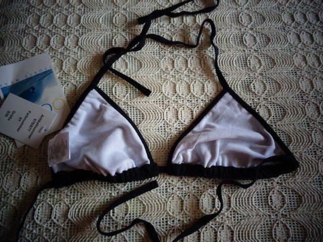 #Bademode Triangel - Bikini - Oberteil Gr. 36 schwarz NEU
