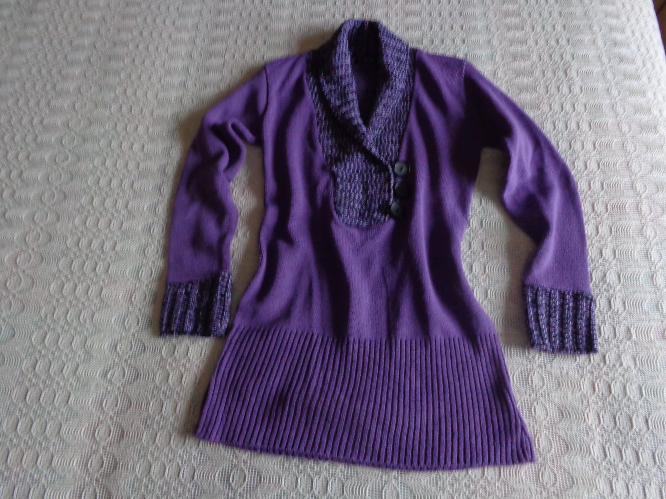 Vintage - Pullover, Strickpullover, Longpullover, ca. Gr. XS/S bzw. ca. Gr. 34/36, I Love Pulse