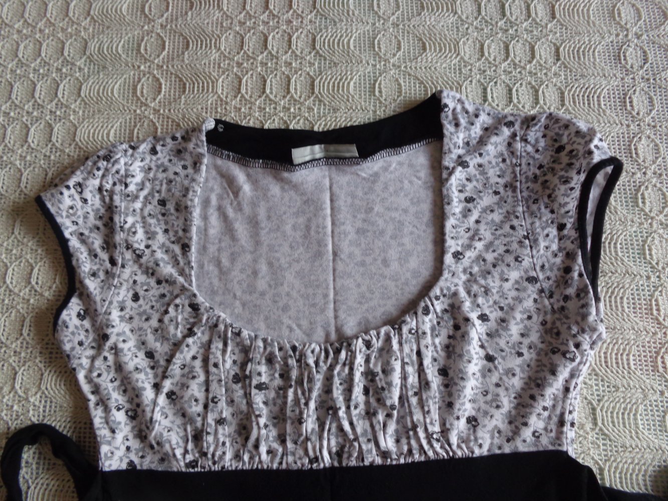 Vintage - Tunika, Longtop, Kurzkleid, Mille Fleur, Gr. XS bzw. ca. Gr. 34, Clockhouse