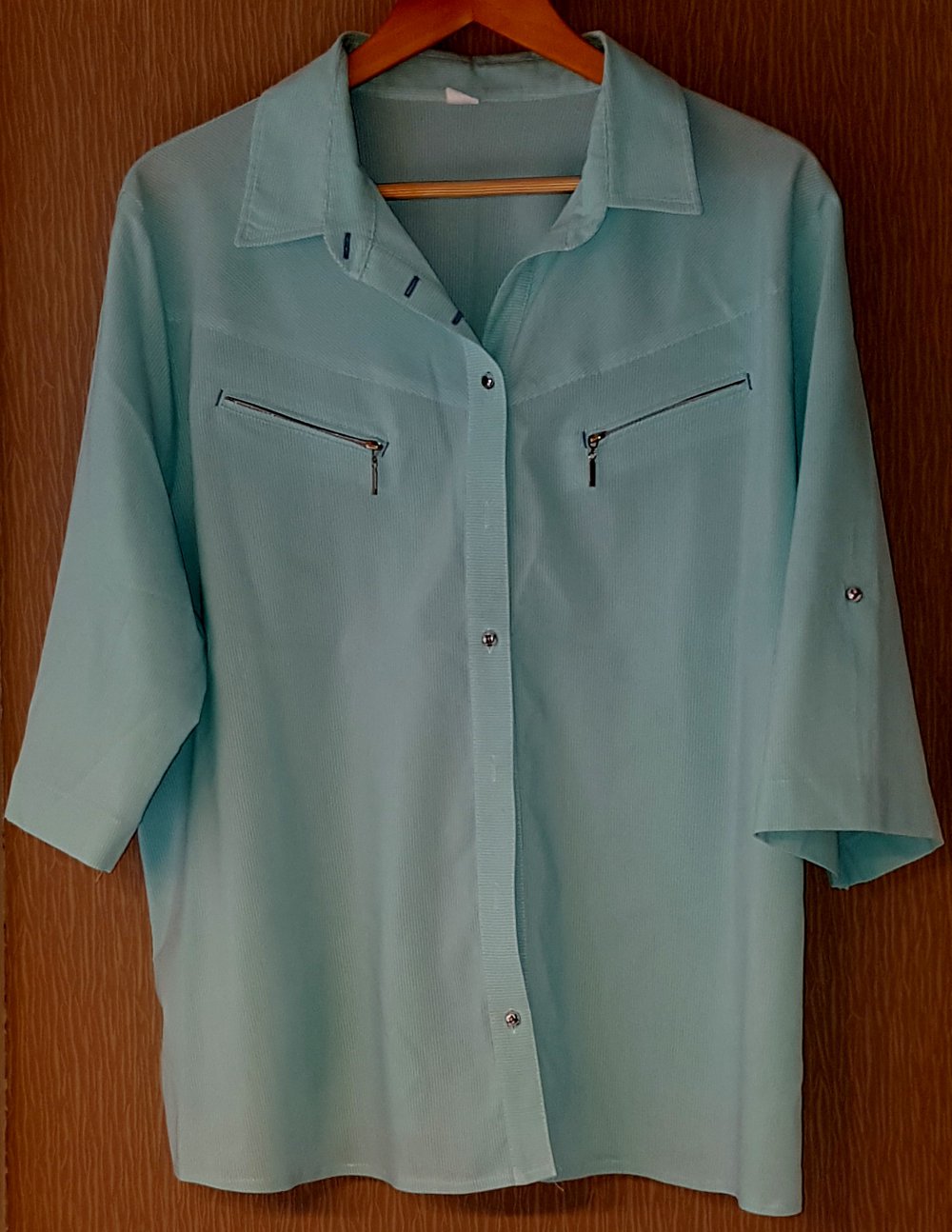 Bluse 3/4-Arm-Bluse fein gestreift Gr. XXL bzw. ca. Gr. 50, 12,00 Euro