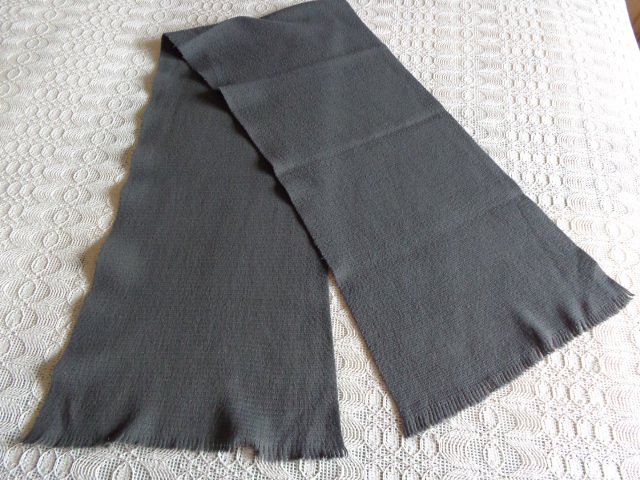 #Schal, Fransenschal, grau, ganz kleine Fransen, ca. 146 cm lang