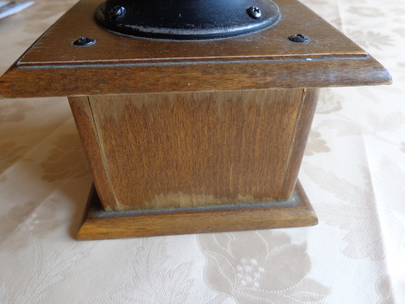 Vintage - Deko - Holzkaffeemühle - braun