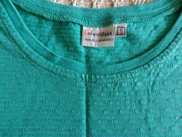 #Vintage Shirt, Longshirt, Gr. S bzw. ca. Gr. 36, smaragdfarben